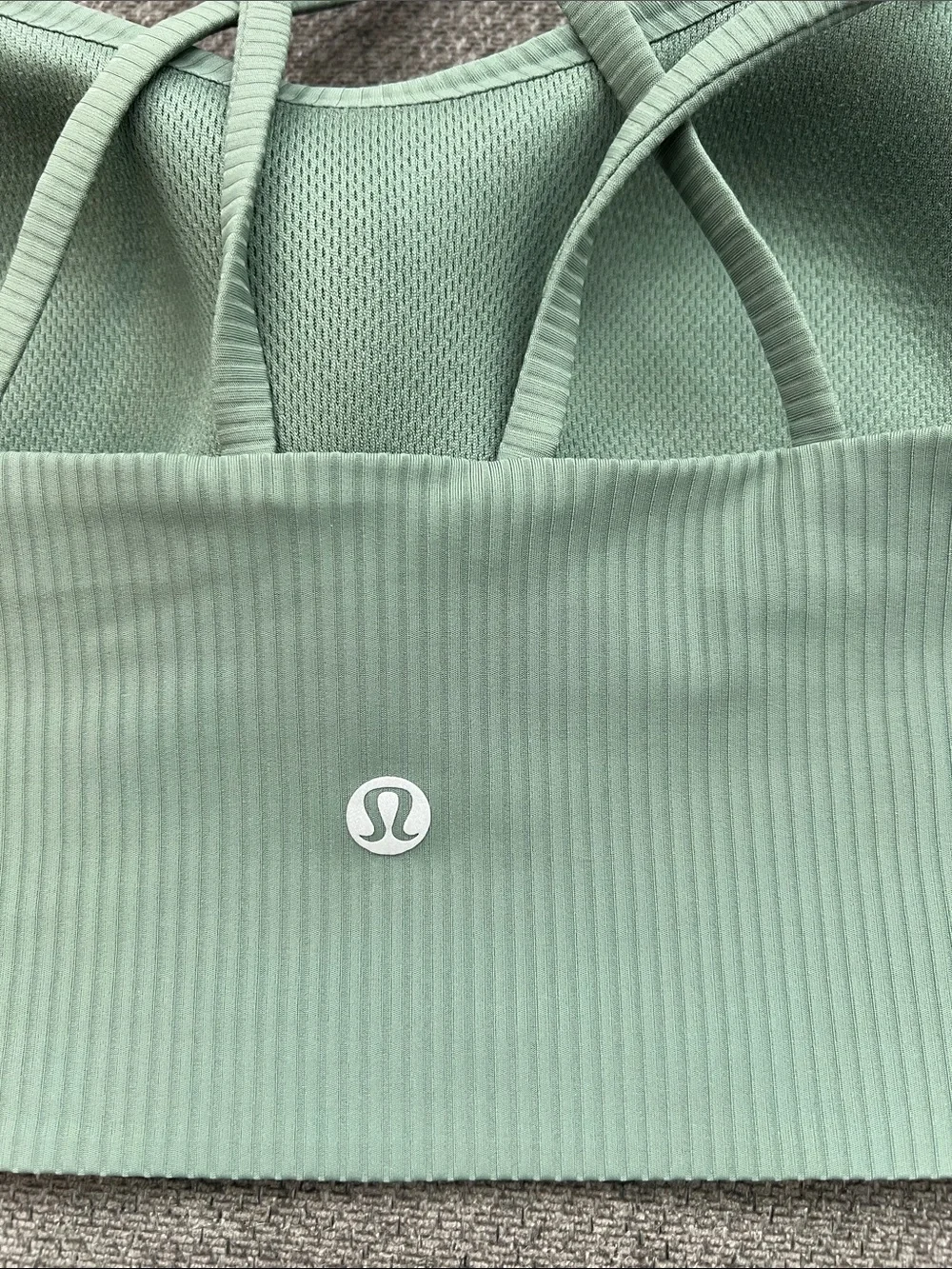 lululemon athletica Ribbed Strappy Bralette - Mint